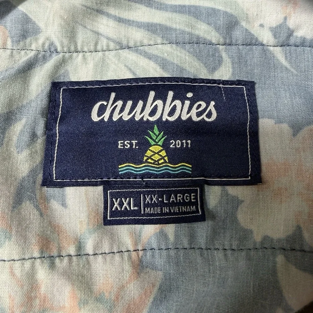 Chubbies‎ Everywhere Performance Pants Mens XXL Blue Drawstrings Stretch Beach